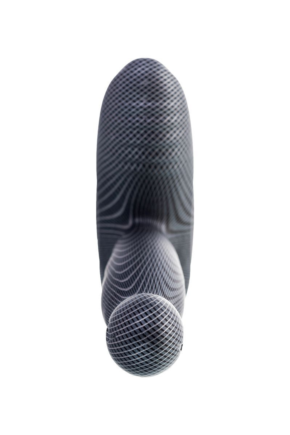 Черный вибростимулятор простаты Ancus с пультом ДУ (Цвет: черный)