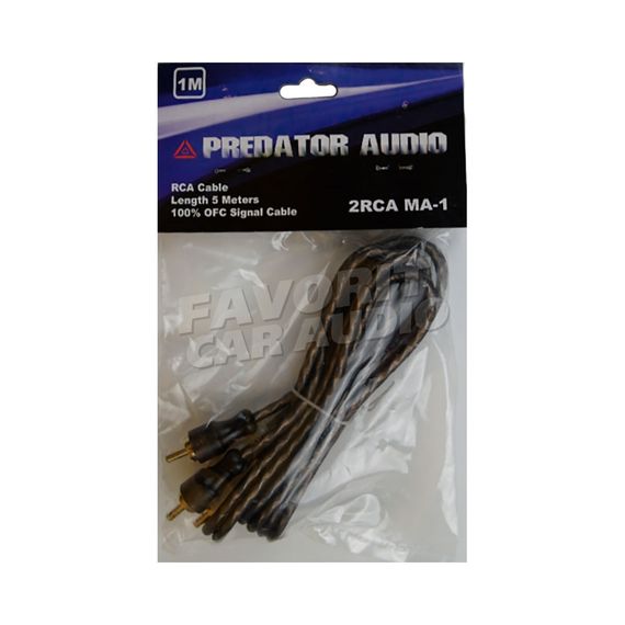 Межб. кабель Predator 2RCA MA-1 OFC