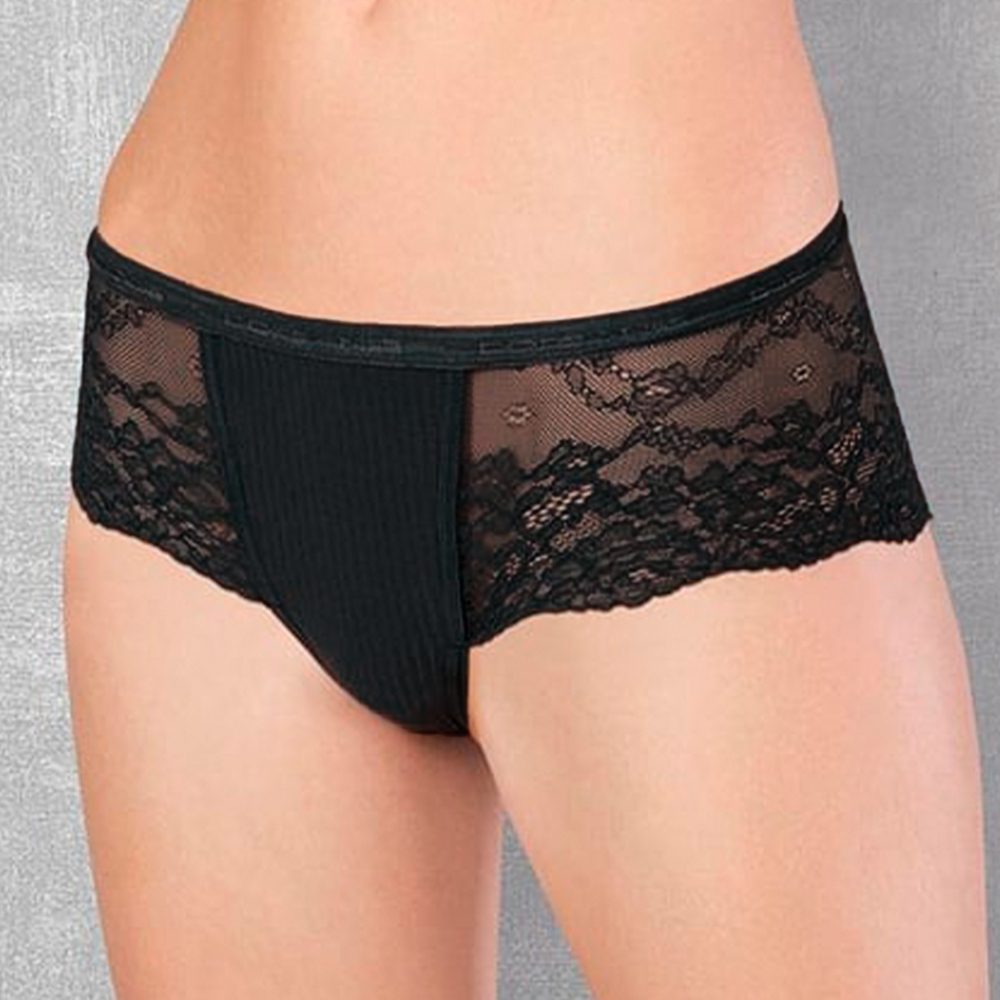 Женские трусы брифы черные Doreanse Elegant 7142