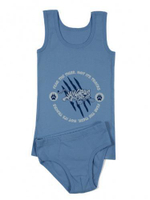 Комплект для мальчика (майка+трусы) (122-64, голубой), 1 шт.