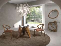 Стол Angel Cerda 1126 Ø140 см из закаленного стекла 