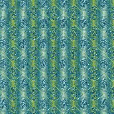 Темно-бирюзовые изгибы