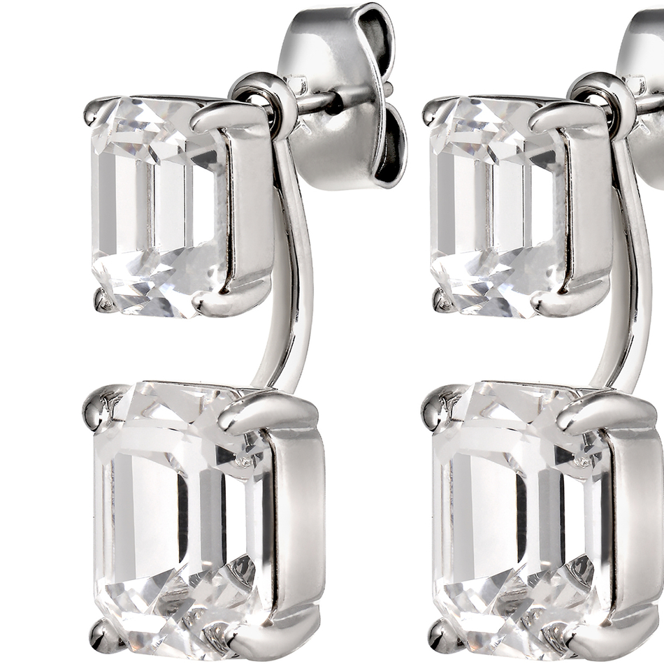Серьги-трансформеры 2-in-1 Dyrberg Kern TETI SS CRYSTAL 460008