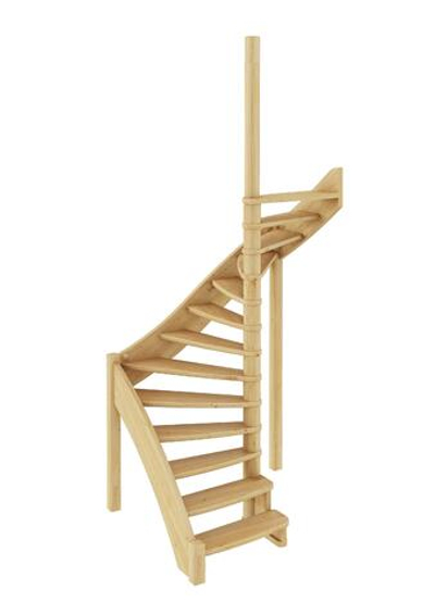 Лестница на второй этаж ЛС-01м Правая