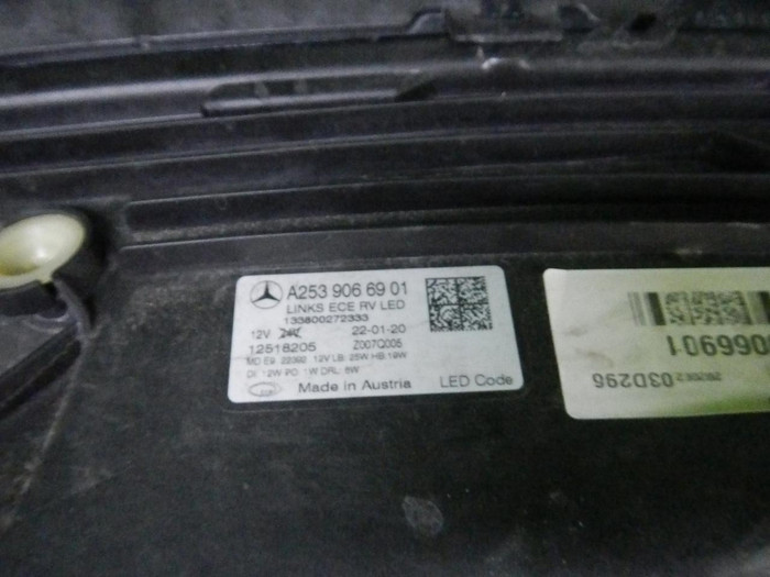 Фара левая Mercedes GLC X253 (2019-2022) LED