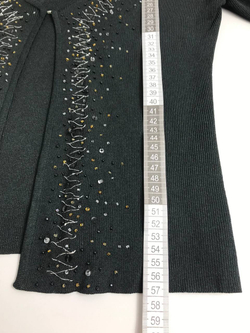 Кардиган с бусинами 42-44 размер