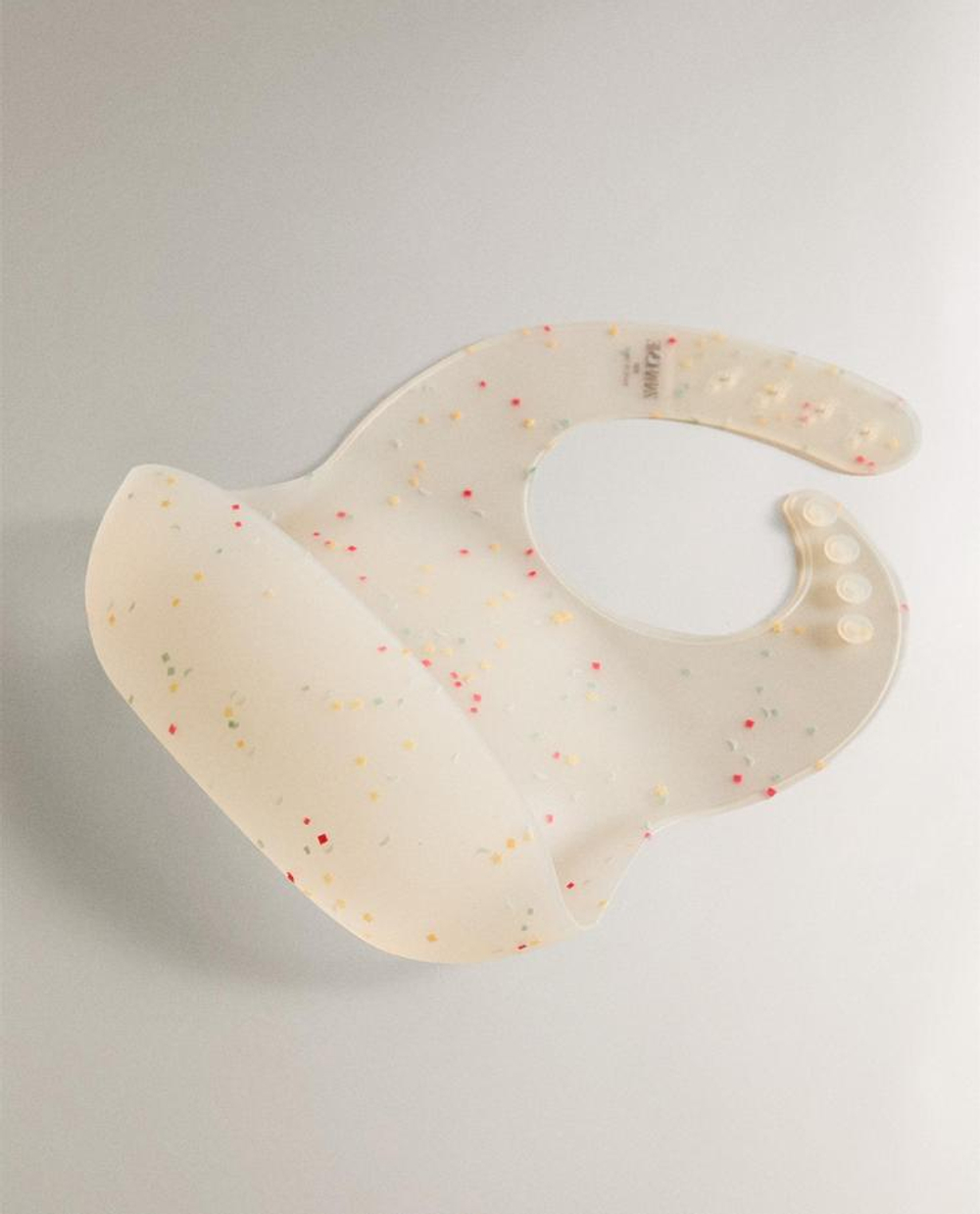 ZARA HOME ДЕТСКИЙ СИЛИКОНОВЫЙ НАГРУДНИК «КОНФЕТТИ», РАЗНОЦВЕТНЫЙ