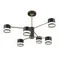 8240/6C COMFI LN25 197 черный/латунь, металл/акрил Люстра потолочная LED GX53 6*7W 220V LANIKA