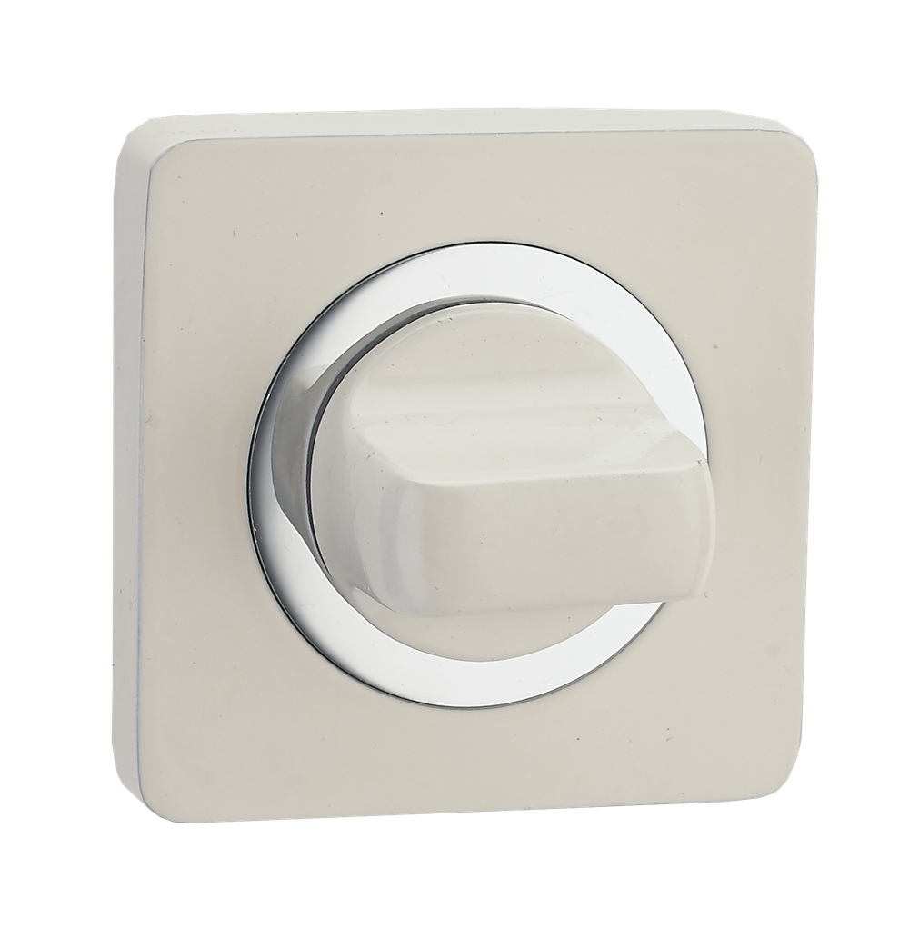 Завертка квадрат Ренц INBK 02 MSW/CP, цвет супер белый матовый/хром к ручкам Фиоре, Арона, Катания, INDH 95-02 MSW/CP Лана (гарантия - 12 месяцев)