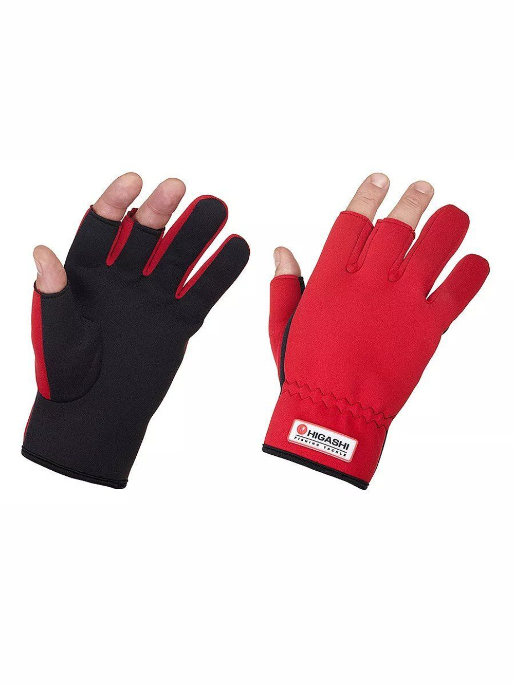 Перчатки для рыбалки HIGASHI Antey 3F Olive XL