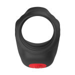 Черное эрекционное виброкольцо 3,5см I-Moon MY-922