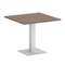Onix Direct Стол квадратный O.SPRG-2 Дуб Аризона/Металл Белый 900*900*750