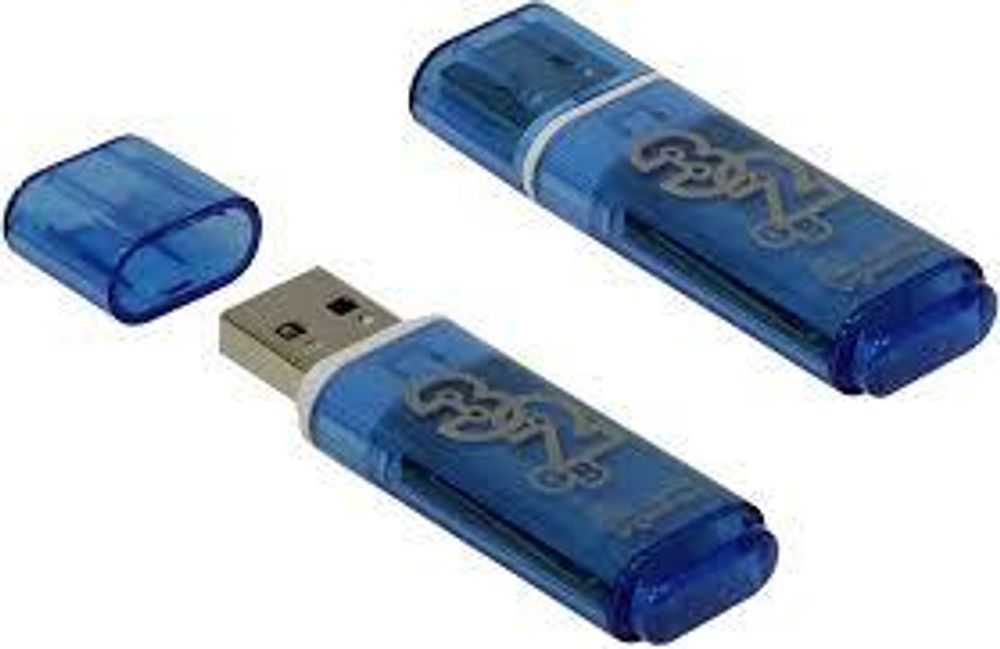Флеш-накопитель 32 Gb Smartbuy Glossy Blue 3.0