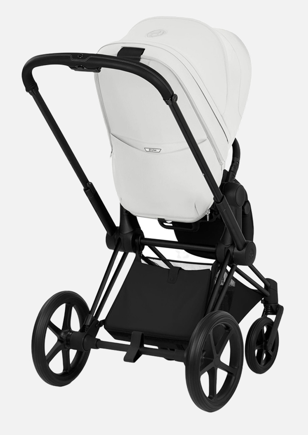 Коляска Cybex Priam V Matt Black Style 2 в 1 Off White