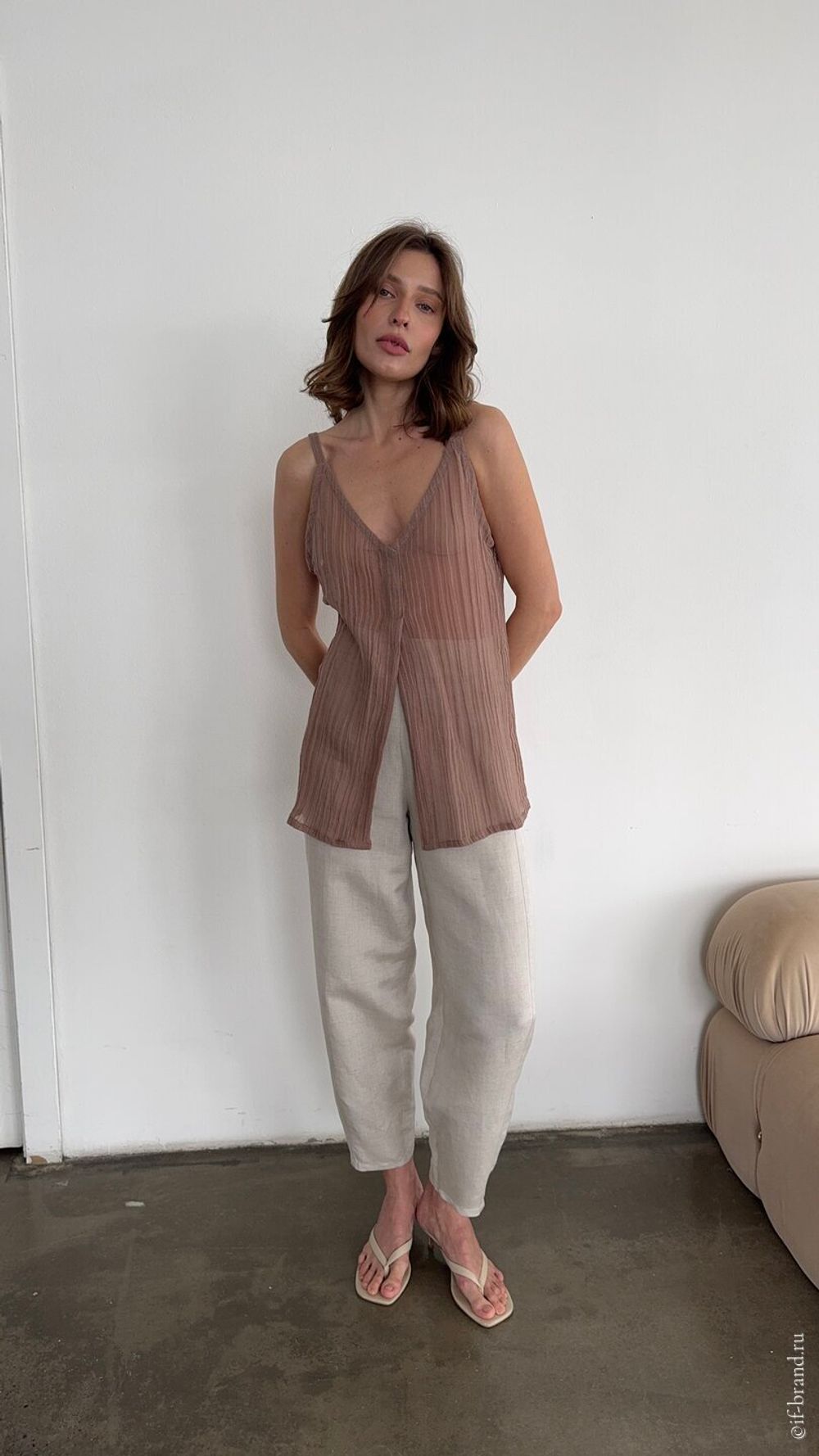 брюки TIERRY linen