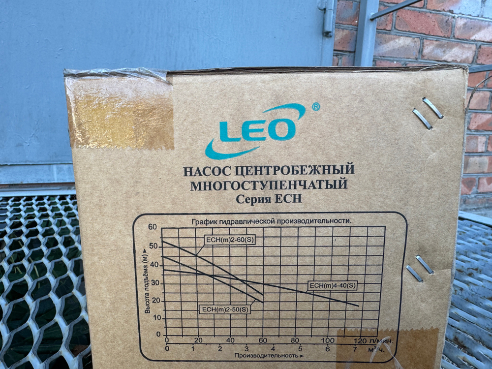 Насос центробежный многоступенчатый LEO ECHm2-50