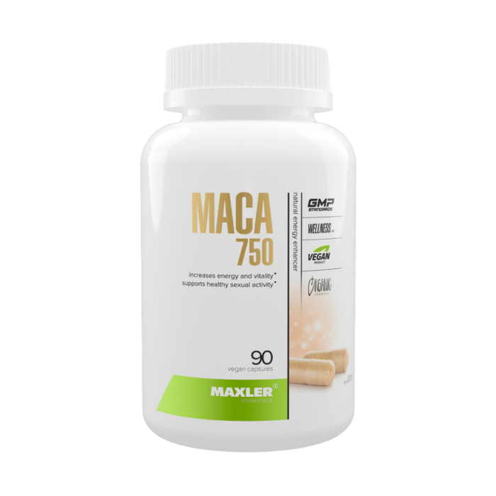 Мака, Maca 750, Maxler, 90 вегетарианских капсул
