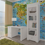 Стеллаж «Бейли» белый воск