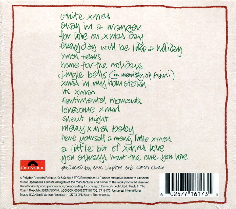Eric Clapton / Happy Xmas (Deluxe Edition)(CD)