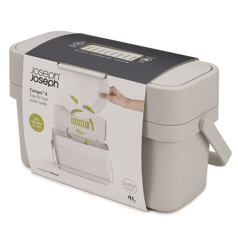 Контейнер для пищевых отходов compo 4, серый