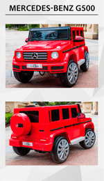 Электромобиль детский "Mercedes-Benz G500" 6V, красный