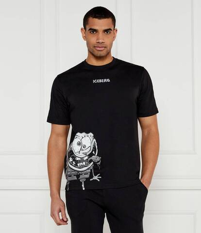 Футболка Iceberg x Spongebob Iceberg - черный(252 I1P F072 6327)