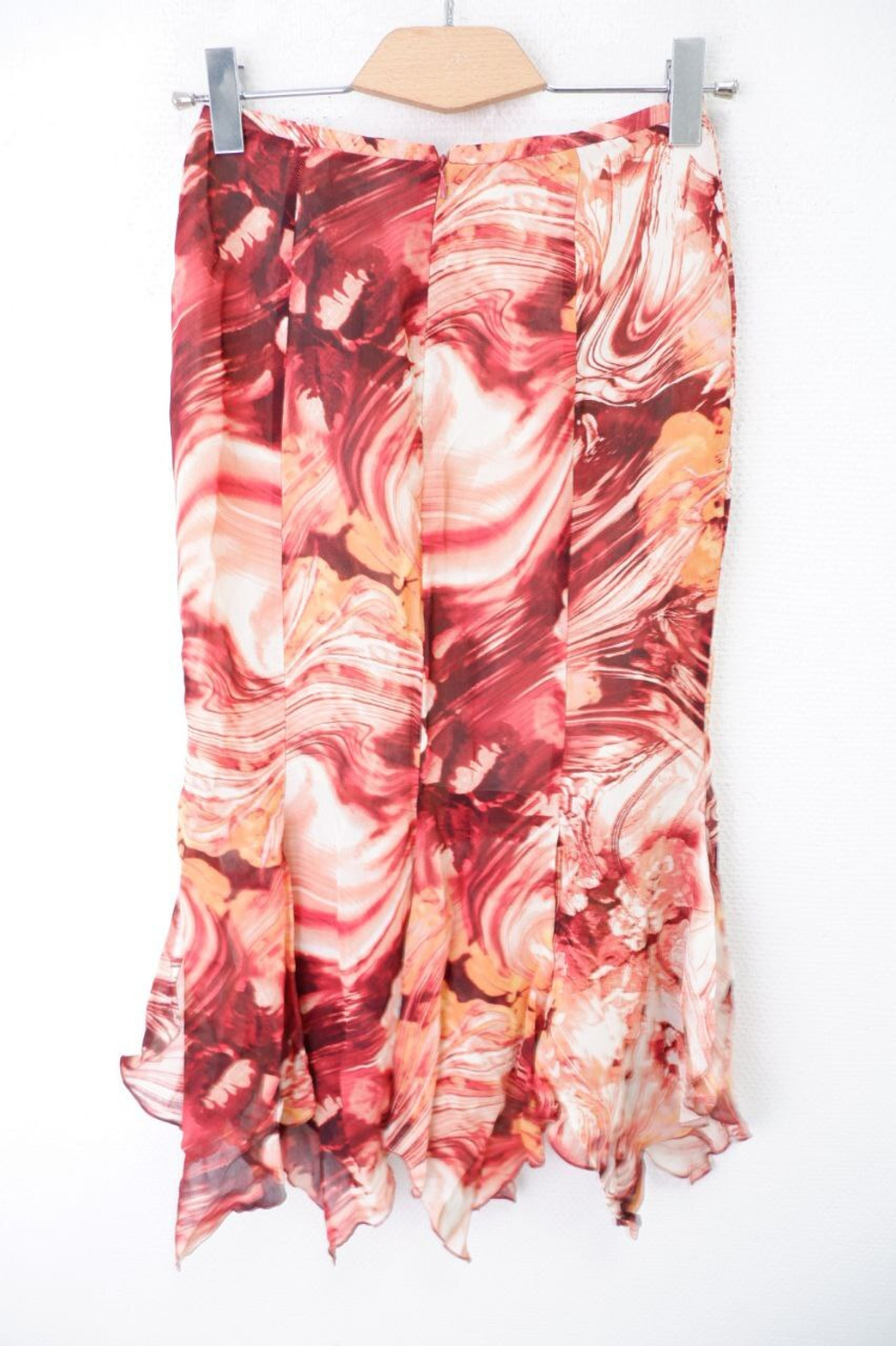 Юбка с красивым принтом 42 размер