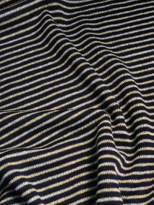 Трикотаж люрекс принт ANGELA