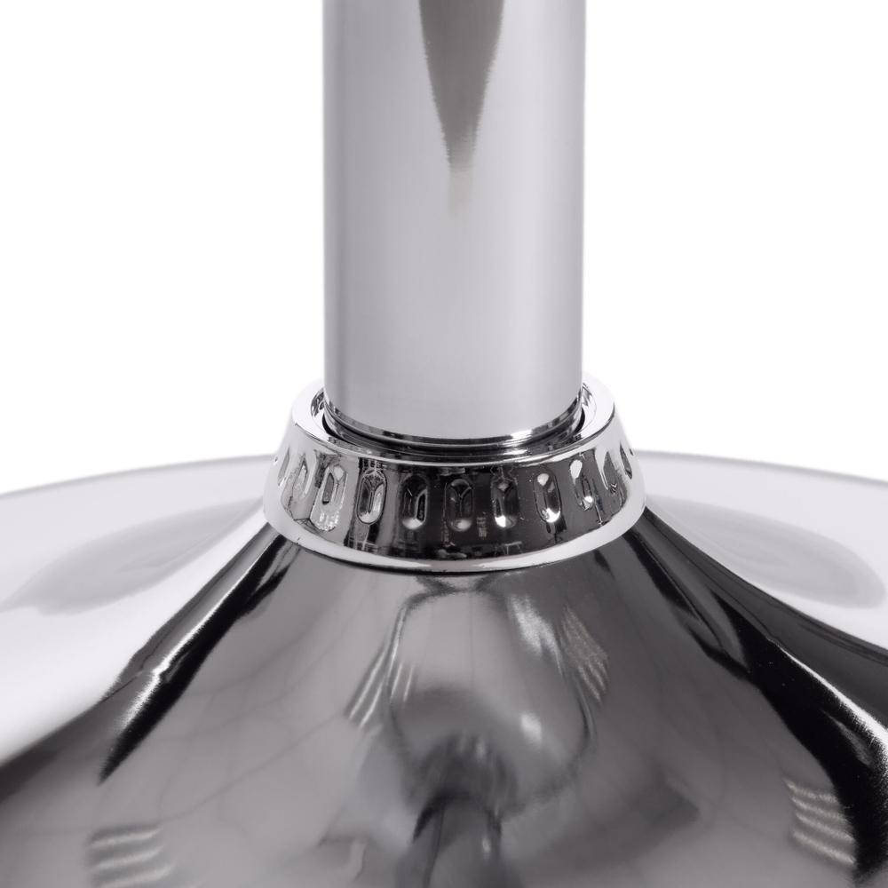 Стул барный BIAGGIO (mod. KY717) металл/экокожа, 44*50*83-103 см, белый/хром (Комплект из 2 шт.)