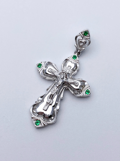 Крест из серебра/Частичное чернение