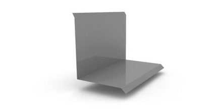 Планка примыкания с покрытием Полиэстер 0,45мм, цвет RAL 7004 2м