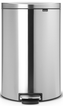 Ведро Brabantia FlatBack 40л матовое стальное