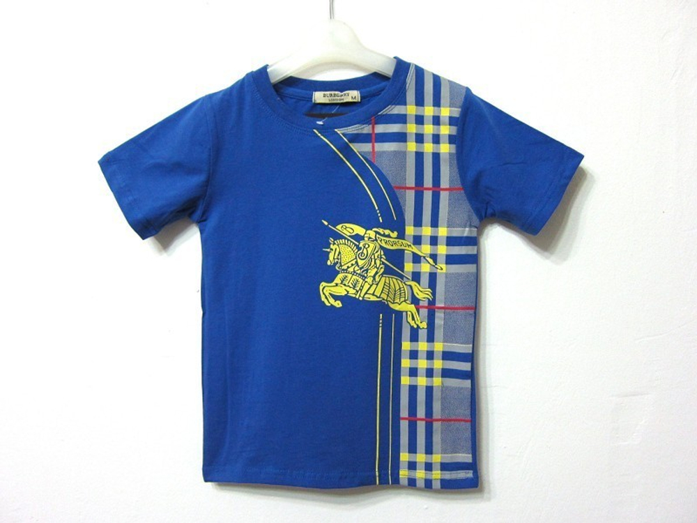 Футболка детская с принтом рыцаря на коне