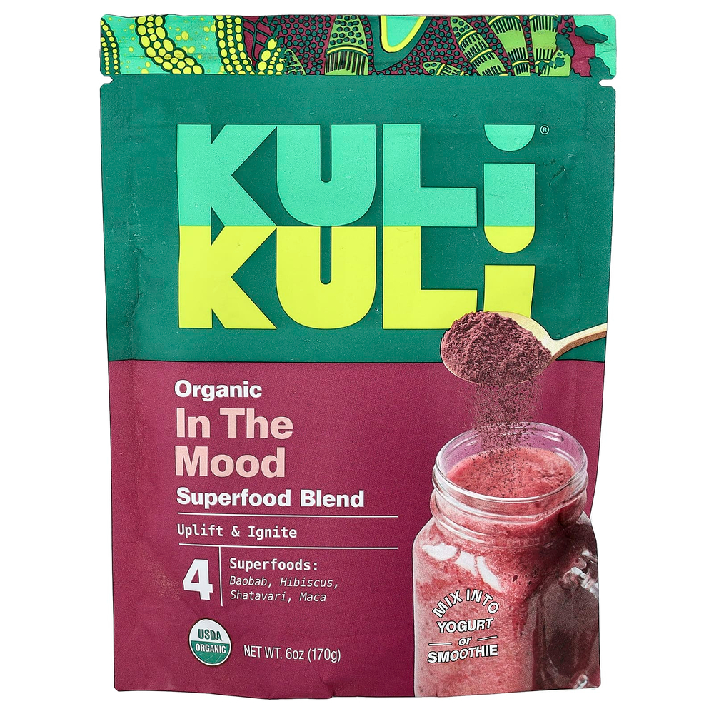 Kuli Kuli, органическая смесь суперфудов, для настроения, 170 г (6 унций)