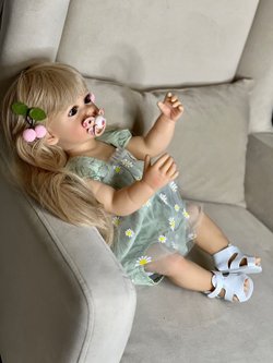 Кукла Реборн виниловая 55см в пакете (FA-105)