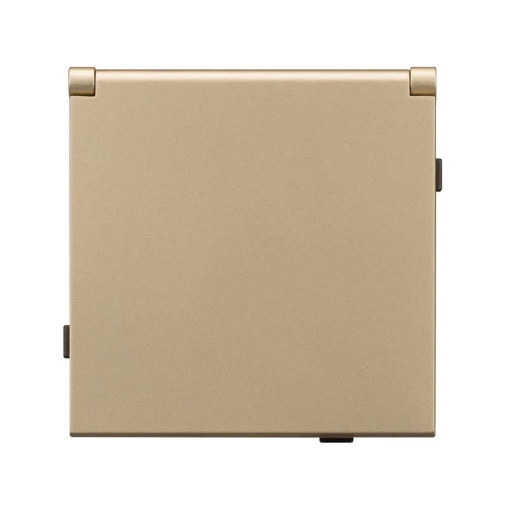 Механизм розетки влагозащищённый SCT-TENDO-MCP-SFPL-GD (230V, 16A) (Arlight, Матовый песочный) 054600