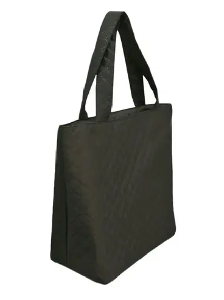 Сумка стеганая шоппер на молнии подарок