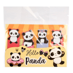 Набор бумажных стикеров "Панда", 4 штуки