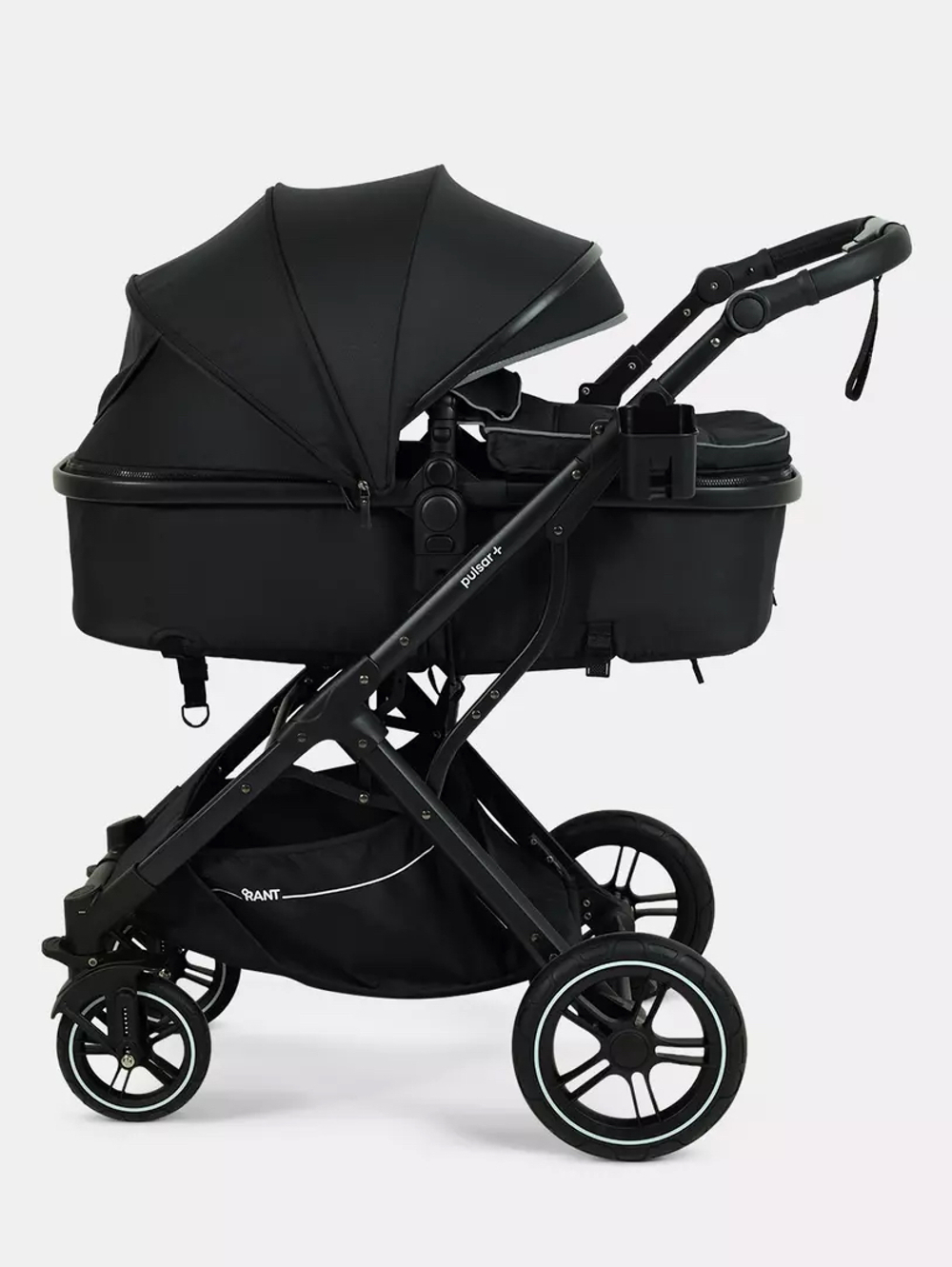 Коляска трансформер 3в1 Rant Basic Pulsar Plus Black
