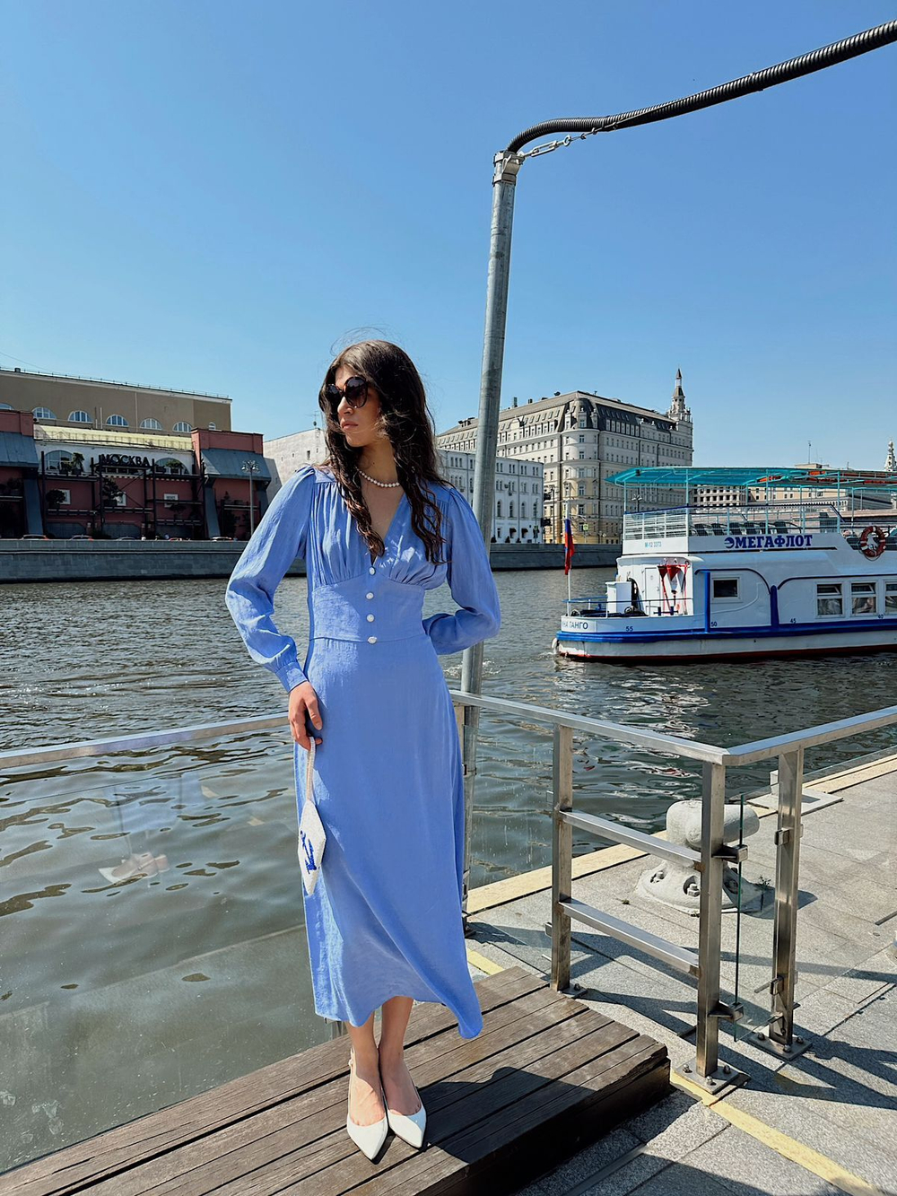 Платье «Ольга», голубой