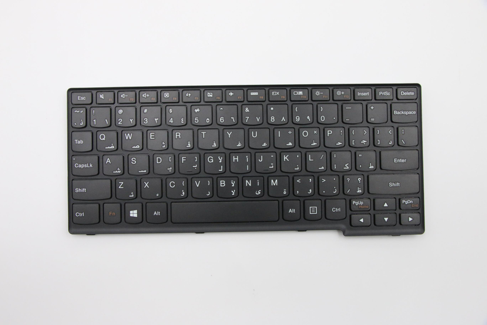 Клавиатура для Ноутбука Lenovo LenovoS20-30 / S210 / Flex 10 раскладка - арабская, черная (25210845)