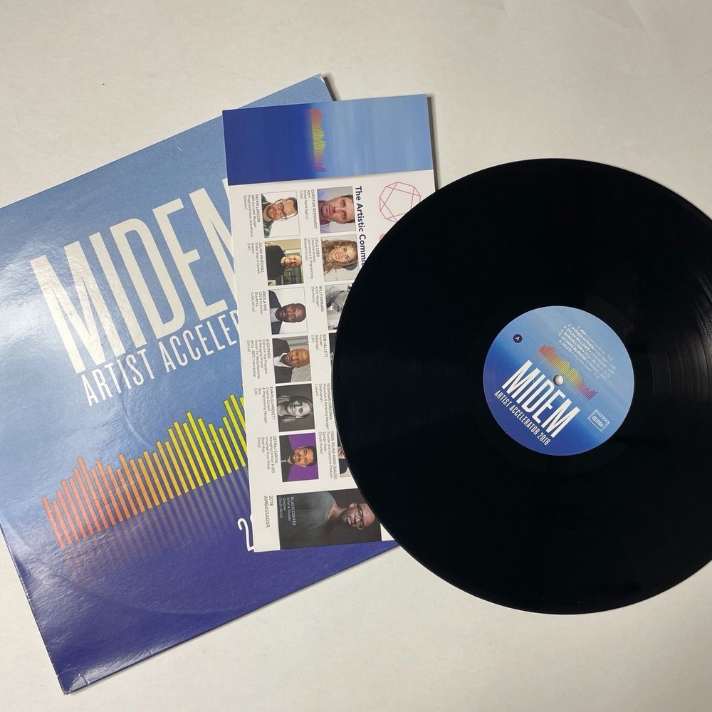 Винтажная виниловая пластинка LP Сборник Midem Artist Accelerator 2018 (France 2018)
