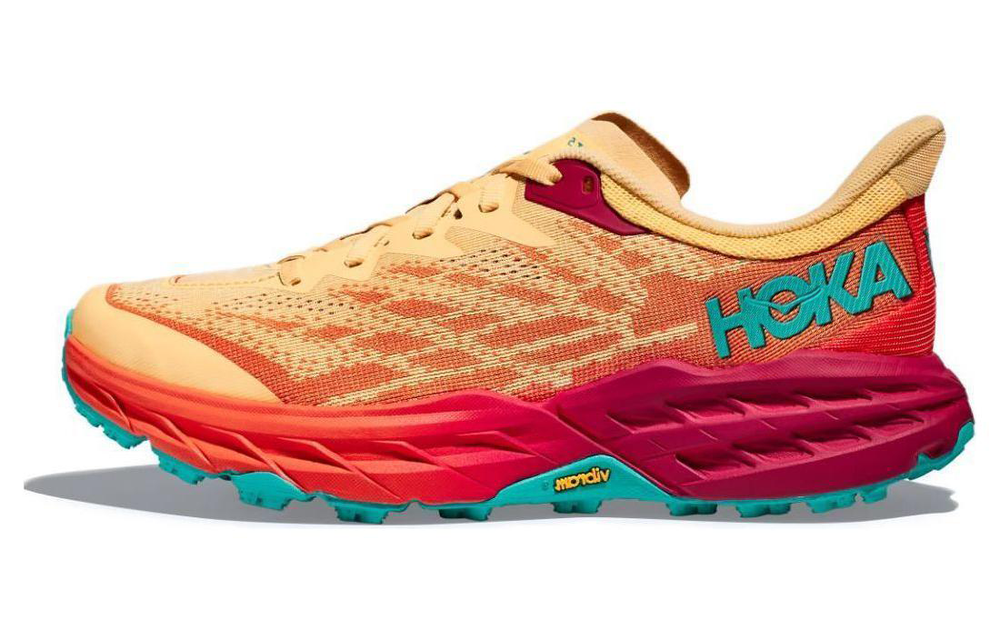 HOKA ONE ONE Speedgoat 5 sports comfortable shock absorption non-slip wear-resistant low-cut casual running shoes men's pink