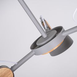 Люстра На Штанге Rolla 3 Gray By Imperiumloft