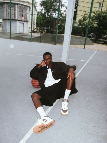 Плотная хлопковая рубашка The Puh черного цвета