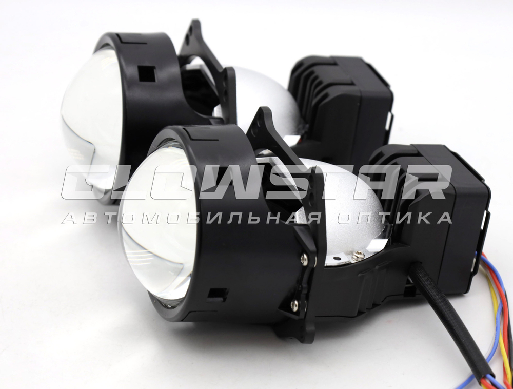 Билед модули Aozoom K3 Dragon Knight New DK200 (III поколение) 3.0 дюйма, 2 чипа, 5500K, 12V, 50W/60W, крепление 3R (комплект, 2шт)