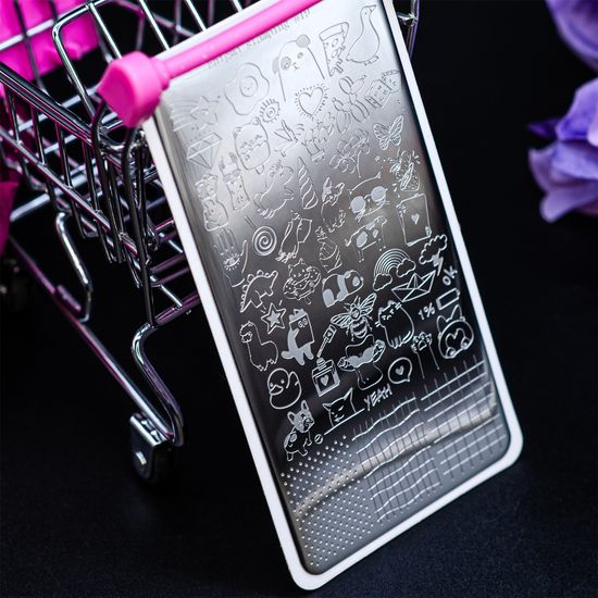 Пластина для стемпинга Enigma Stamping №019