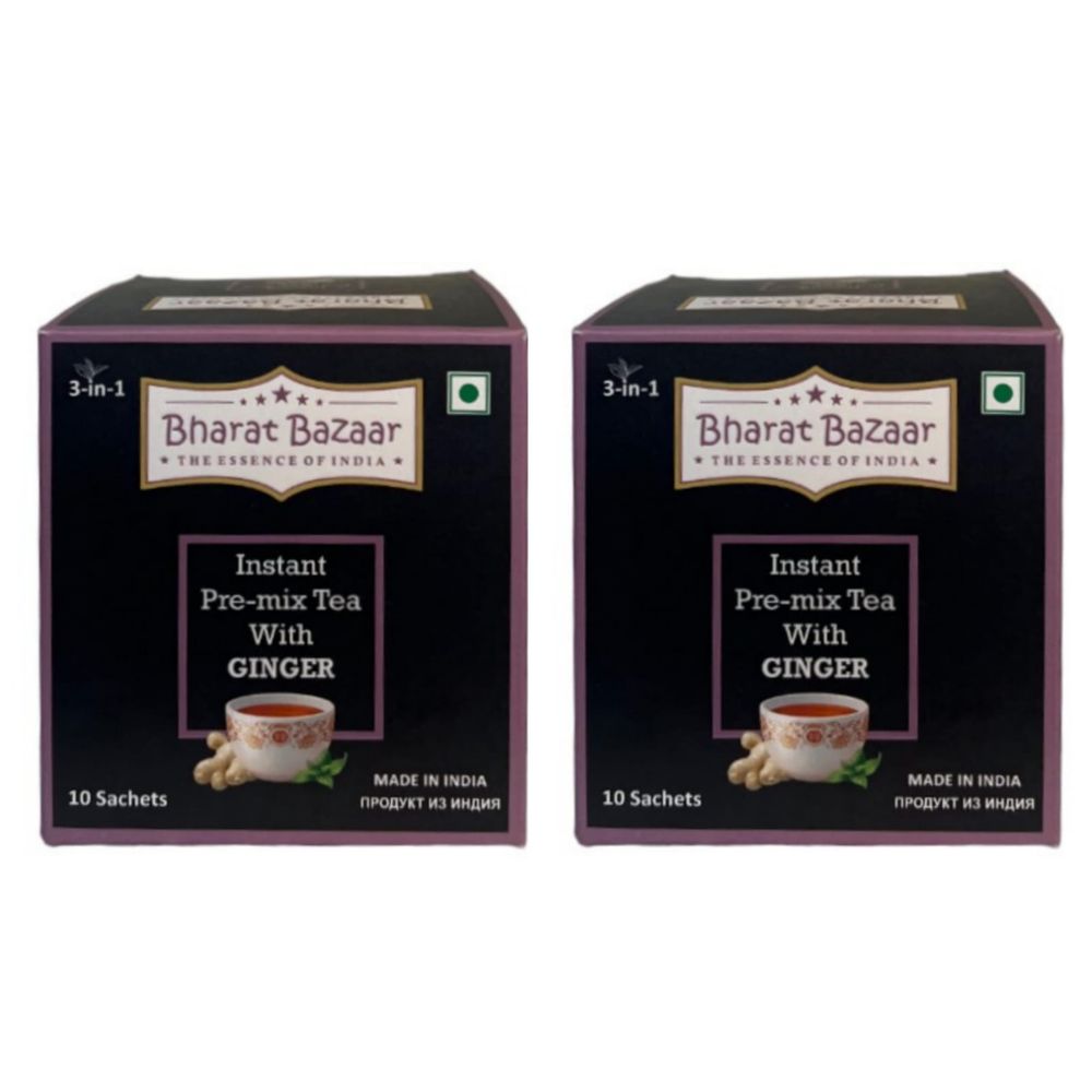 Чай растворимый с имбирем Bharat Bazaar Ginger 10 саше