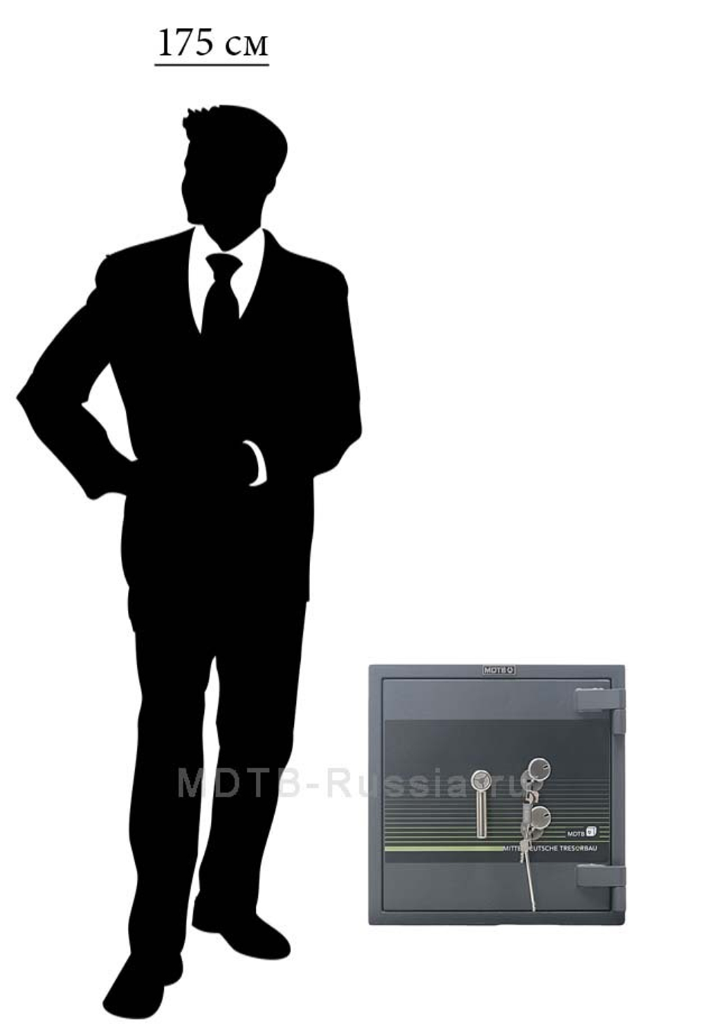 Burglar-proof safe  MDTB BANKER M 55 2K