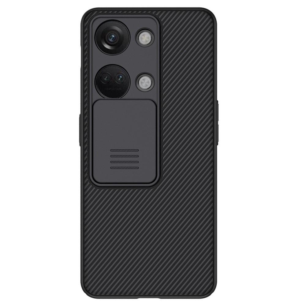 Чехол черного цвета для OnePlus Ace 2V и Nord 3 5G от Nillkin, серия CamShield Case с защитной шторкой для задней камеры